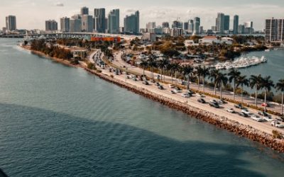 Port of Miami in Biscayne Bay